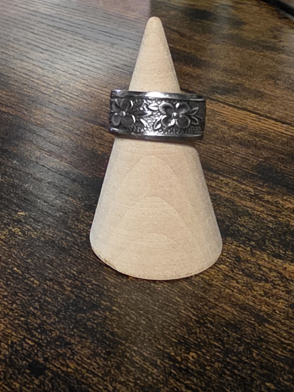 Floral Spoon Ring Size 6.5